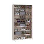 Armadio multiuso Medea 6 ante colore cashmere 109.2x34.9xH191.9 cm.