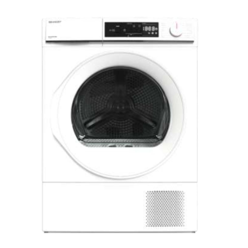 Asciugatrice Sharp KDNHA8S6GWE carica frontale a libera installazione 8 kg classe E