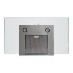 Barriviera Cappa Diamante 90 cm. 3 livelli di velocità piano in vetro classe C