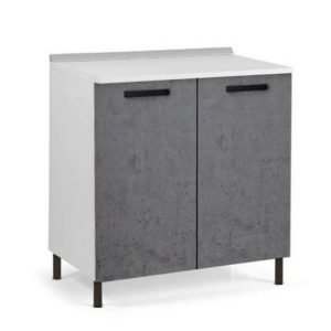 Base cucina 80x50x85H due ante cemento