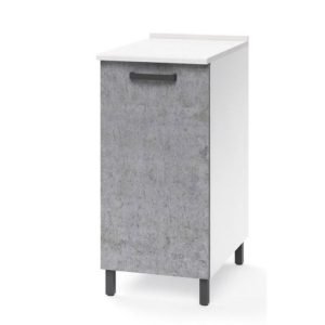 Base cucina con anta 30x50x85H cemento