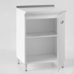 Base cucina con anta 60x50x85H noce antico