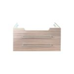 Base mobile Amanda con 2 cassetti in palissandro larice