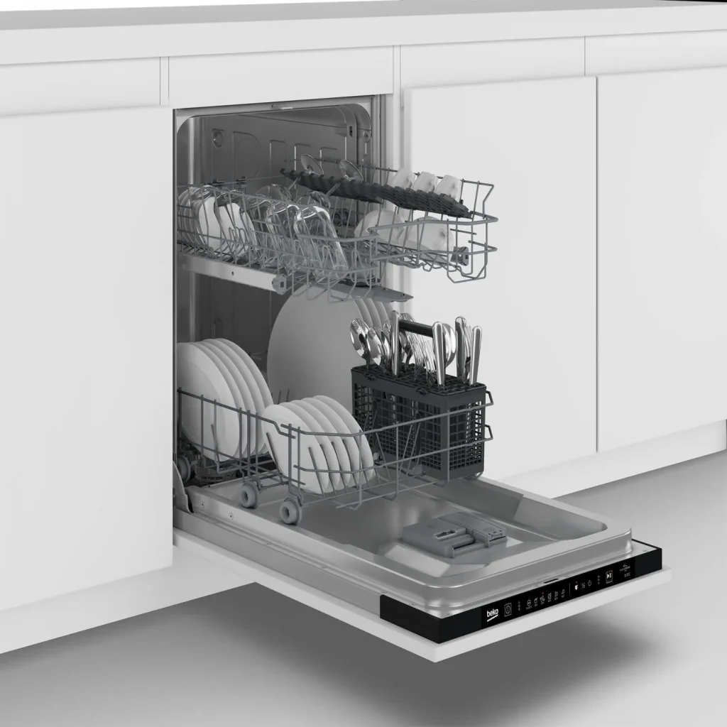 Beko Lavastoviglie da Incasso 45 cm Slim 10 Coperti Classe D Incassata a Scomparsa Totale - BDIS16030