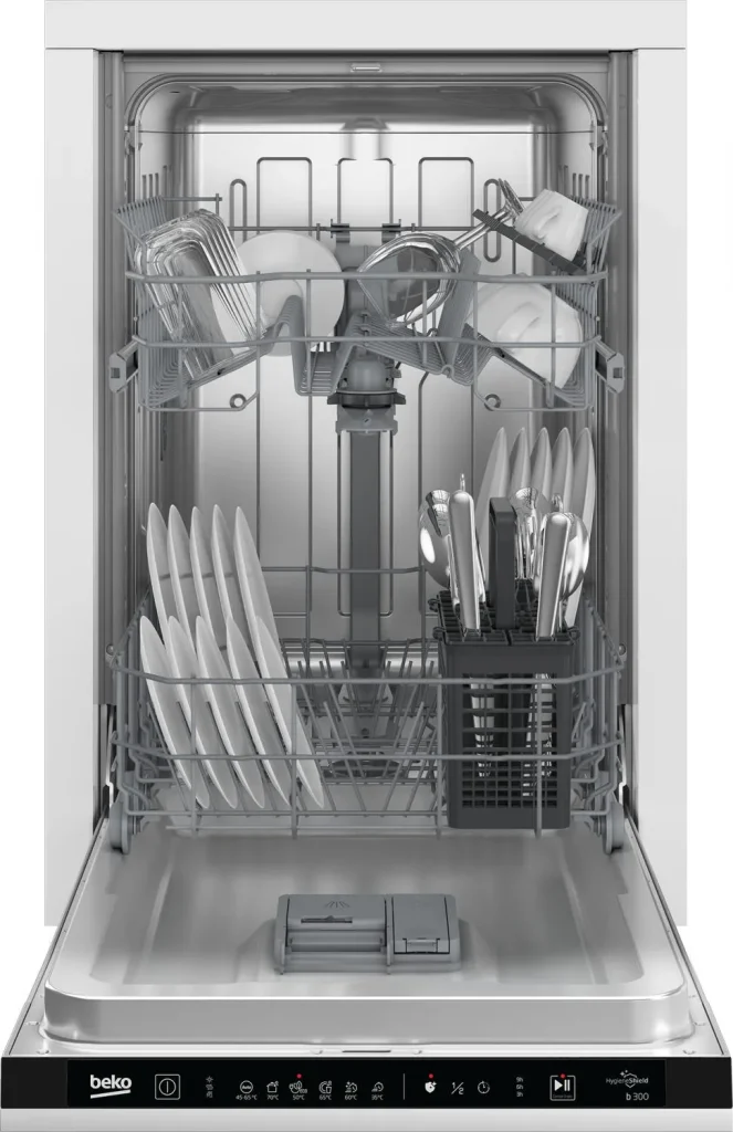 Beko Lavastoviglie da Incasso 45 cm Slim 10 Coperti Classe D Incassata a Scomparsa Totale - BDIS16030