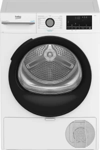 Asciugatrice 9 Kg Beko Classe C Inverter con Pompa di Calore Profondità 67 cm Vapore EcoGentle colore Bianco - BMGT491SBI_IT