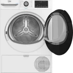 Asciugatrice 9 Kg Beko Classe C Inverter con Pompa di Calore Profondità 67 cm Vapore EcoGentle colore Bianco - BMGT491SBI_IT