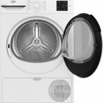 Beko Asciugatrice 8 Kg Classe D Inverter con Pompa di Calore Profondità 55 cm Vapore EcoGentle colore Bianco - BMT83EW