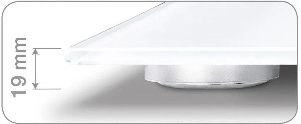 Beurer Bilancia Pesapersona Digitale elettronica Portata massima 180 Kg in Vetro - GS 10