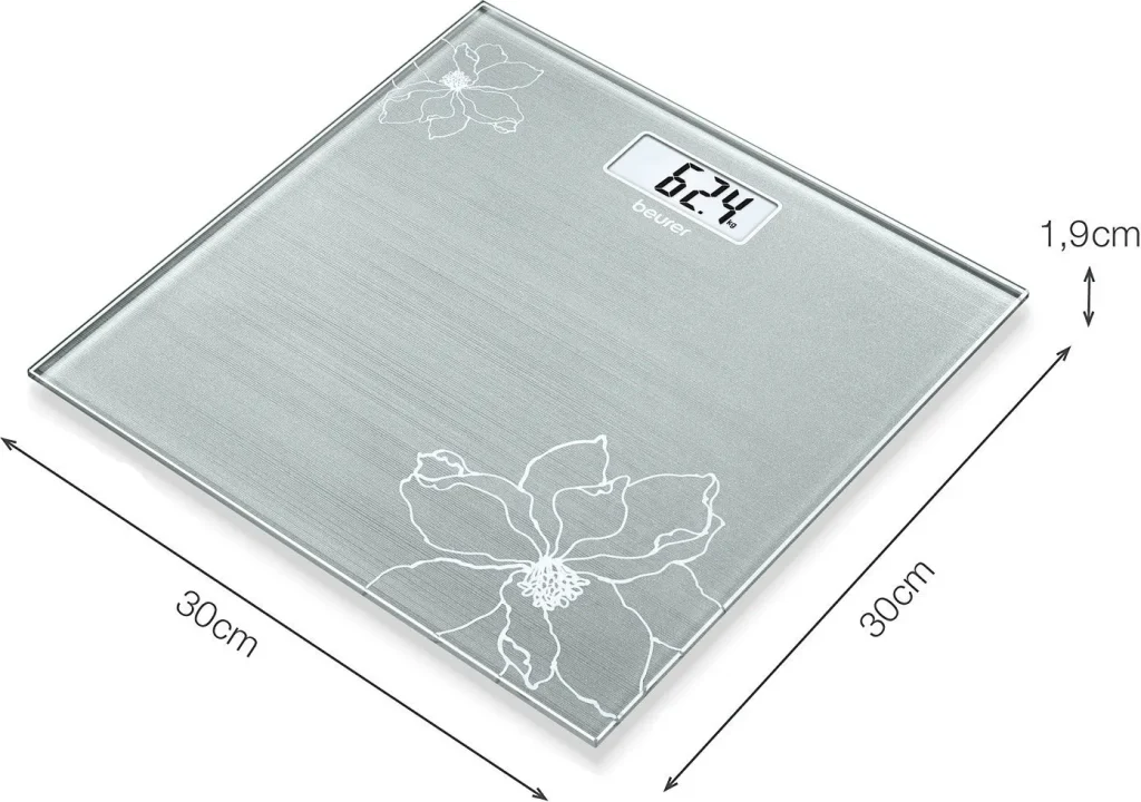 Beurer Bilancia Pesapersona Digitale elettronica Portata massima 180 Kg in Vetro - GS 10