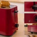 Tostapane Bosch 2 Fette Potenza 950 Watt Funzione Scongelamento e Riscalda colore Rosso - TAT3M124