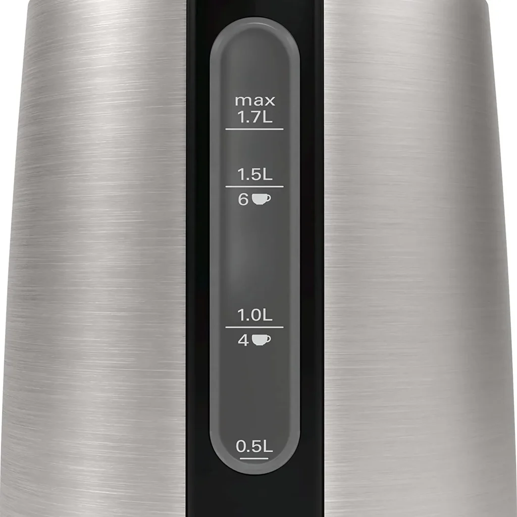 Bosch Bollitore elettrico Potenza 2400 Watt Capacità 1.7 Litri Base 360° colore Inox - TWK3P420