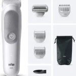 Braun Rifinitore Corpo a Batteria Wet & Dry Ricaricabile Autonomia 100 Minuti colore Grigio serie 5 - BG5550