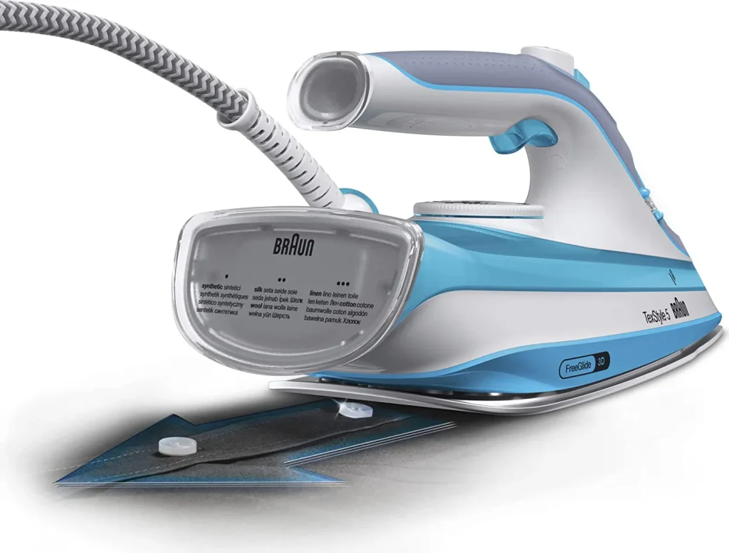 Braun Ferro da Stiro a Vapore Potenza 2600 Watt Funzione Vapore Verticale Sistema Anticalcare - SI5006BL