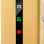 Brondi President - Telefono Cellulare Dual SIM Display 3" Batteria 800 mAh Fotocamera con Radio FM e Bluetooth Colore Oro - 10275074