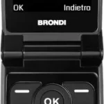 Brondi Magnum 4 - Telefono Cellulare Dual SIM Display 2.8" Batteria 800 mAh Fotocamera con Bluetooth colore Nero - 10278010