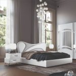 Camera da letto Delia bianco frassinato con decorazioni argento