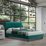 Camera da letto Follia bianco portland e maniglie antracite