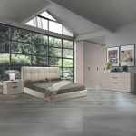 Camera da letto Lulu canapa frassinato e maniglie antracite