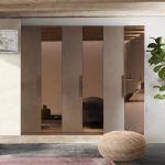 Camera da letto Mustella con letto contenitore bronzo