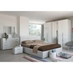 Camera da letto Nerano bianco laccato