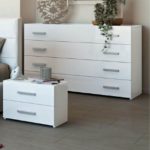 Camera da letto Nerano bianco laccato