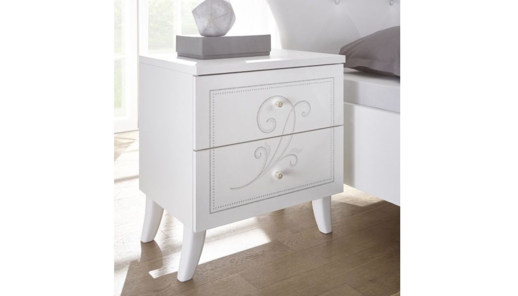 Camera da letto Pamuk bianco opaco