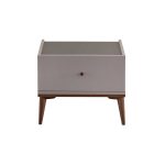 Camera da letto Pastel in colore beige, noce e dark coffee