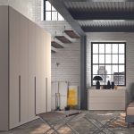 Camera da letto Piera canapa frassinato con letto contenitore