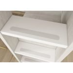 Cameretta 2278 con letto a soppalco con scrivania sottostante colore bianco e bianco consumato