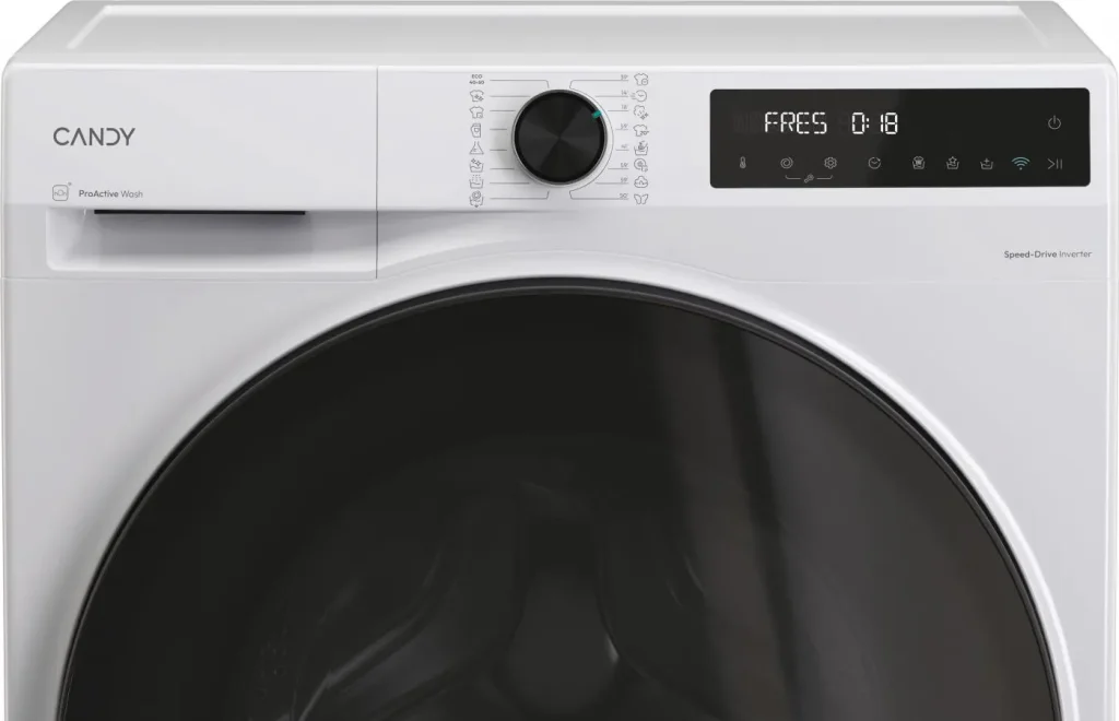 Candy Lavatrice 10 Kg Classe A-20% Profondità 58 cm Centrifuga 1400 giri Inverter Vapore Wi-Fi Bluetooth colore Bianco - BP 410BL8-S ProWash 550