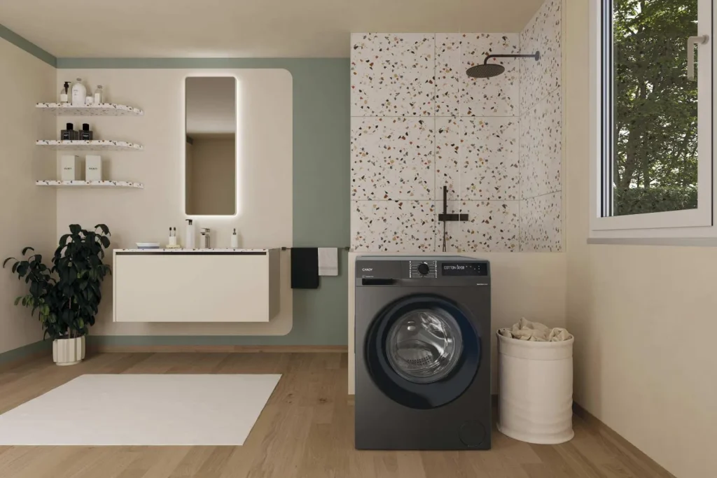 BR26SSB6G-S - CANDY - LAVATRICE SNELLA 38CM 6KG A-10% 1200G ANTRACITE INV TOUCH WIFI