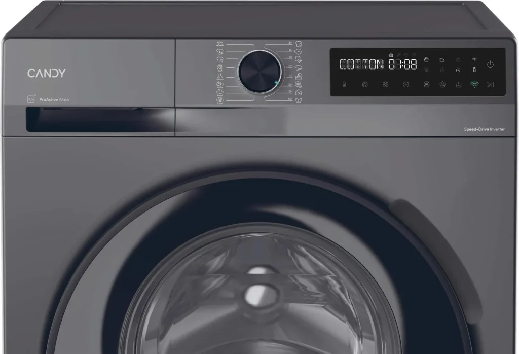 BR26SSB6G-S - CANDY - LAVATRICE SNELLA 38CM 6KG A-10% 1200G ANTRACITE INV TOUCH WIFI