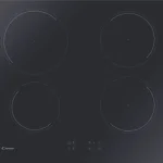 Piano Cottura Candy Induzione 4 Fuochi 59 cm Vetroceramica colore Nero - Idea KRCDJ642