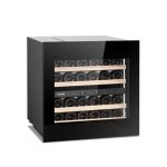 Cantinetta incasso ventilato DW242THK apertura push&pull ammortizzato 24 bottiglie nero classe F