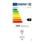Cantinetta incasso ventilato DW412THK 41 bottiglie colore nero classe F