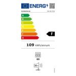 Cantinetta incasso ventilato DW602THK 60 bottiglie colore nero classe F