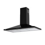 Cappa a piramide 90 cm Eolo 90 nera Samet