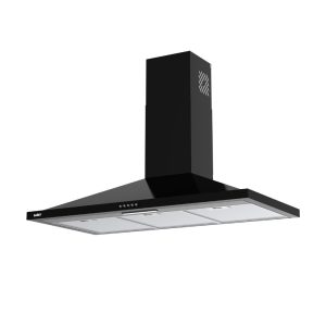 Cappa a piramide 90 cm Eolo 90 nera Samet