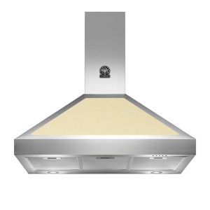Cappa camino Bertazzoni K90AMHCRA 90 cm. 1 motore colore inox e crema classe A