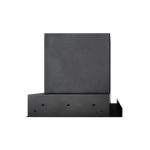 Cappa integrata sottopensile Samet Kripto60 luce led 3 livelli velocità nero classe D