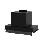 Cappa integrata sottopensile Samet Kripto60 luce led 3 livelli velocità nero classe D