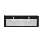 Cappa integrata sottopensile Samet Kripto90 luce led 3 livelli velocità colore nero classe D