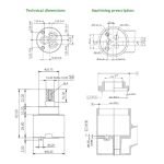Cartuccia corta 40 mm per miscelatore da cucina