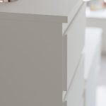 Cassettiera Morgan 3 cassetti 41.8 x H 61.5 x 32.2 cm colore bianco