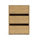 Cassettiera Smart ST2 con 3 cassetti in colore rovere