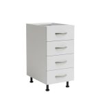 Cassettiera cucina 40x60x82h bianco frassinato