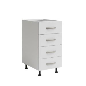Cassettiera cucina 40x60x82h bianco frassinato