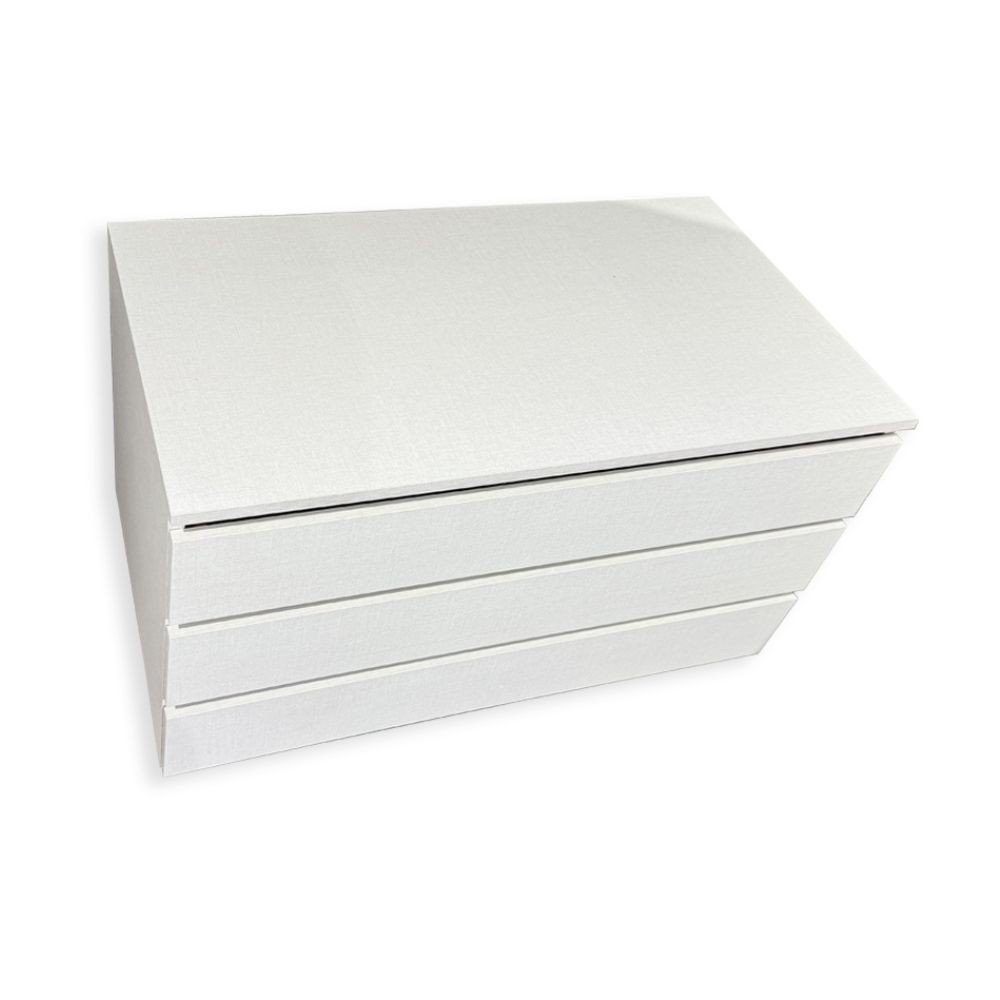 Cassettiera interna 3 cassetti colore bianco 87.3x51xH48.5 cm.