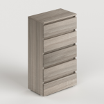 Cassettiera olmo 5 cassetti 75x40x127H